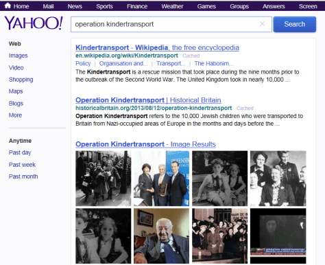 Yahoo - Operation Kindertransport